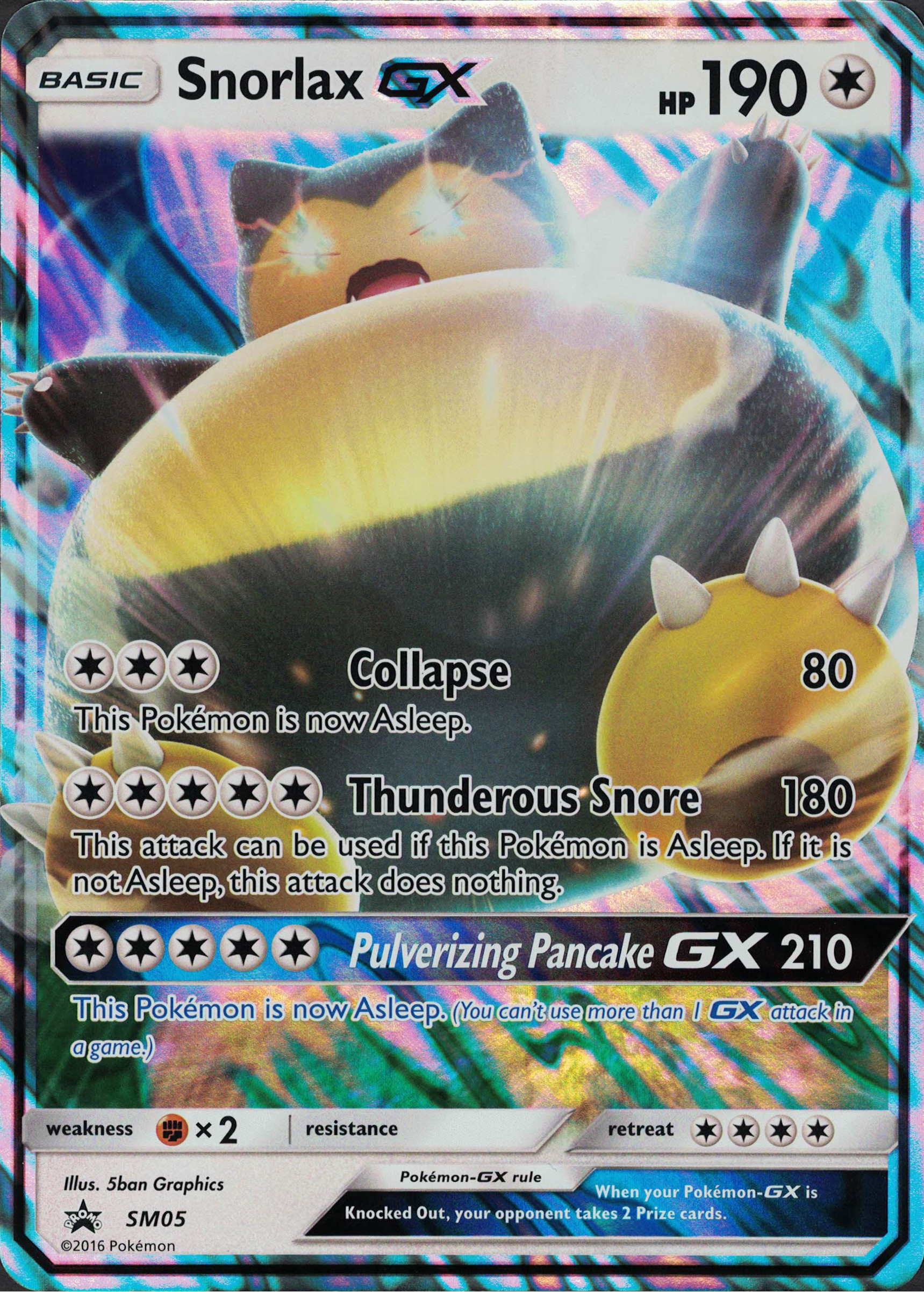 Snorlax GX - SM05 - Jumbo Card - Card Cavern
