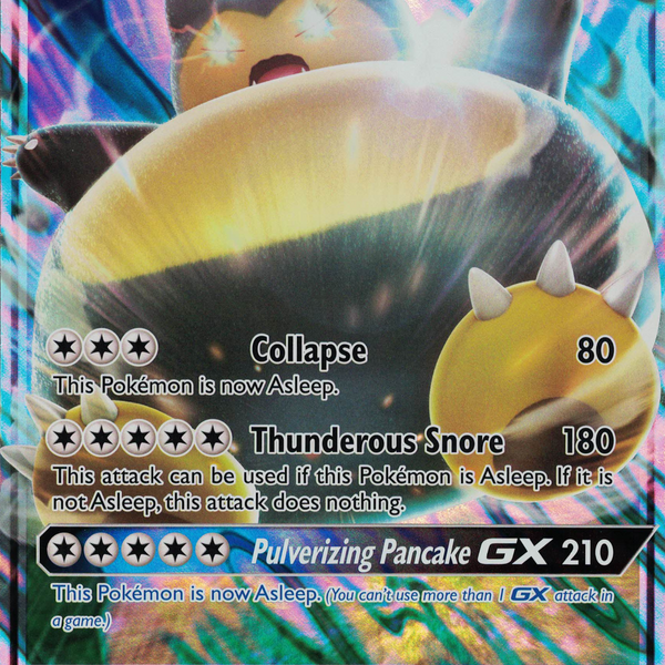 Snorlax GX - SM05 - Jumbo Card Card Cavern Trading Cards, LLC Snorlax GX - SM05 - Jumbo Card Card Cavern Trading Cards, LLC