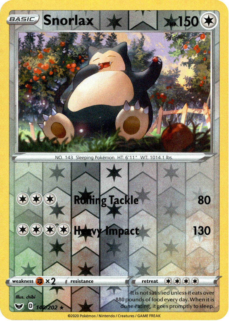 Snorlax - 140/202 - Sword & Shield