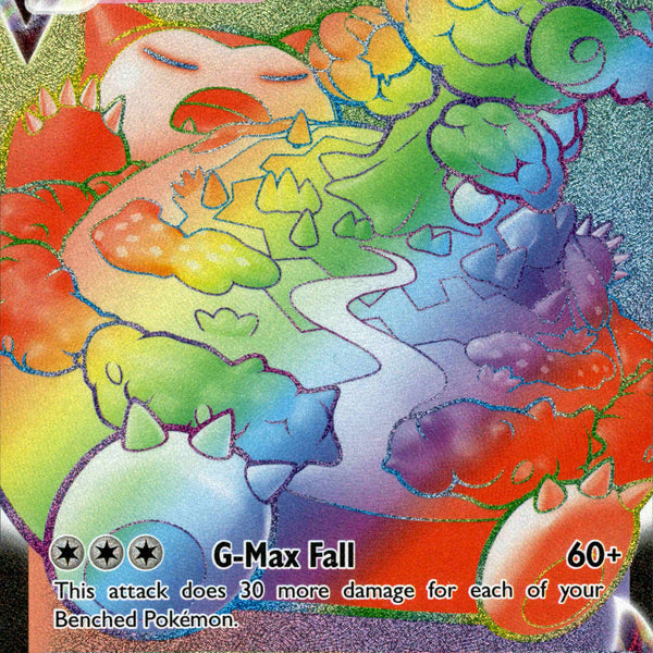 Snorlax VMAX Hyper Rare - 206/202 - Sword & Shield - Holo Card Cavern Trading Cards, LLC Snorlax VMAX Hyper Rare - 206/202 - Sword & Shield - Holo Card Cavern Trading Cards, LLC
