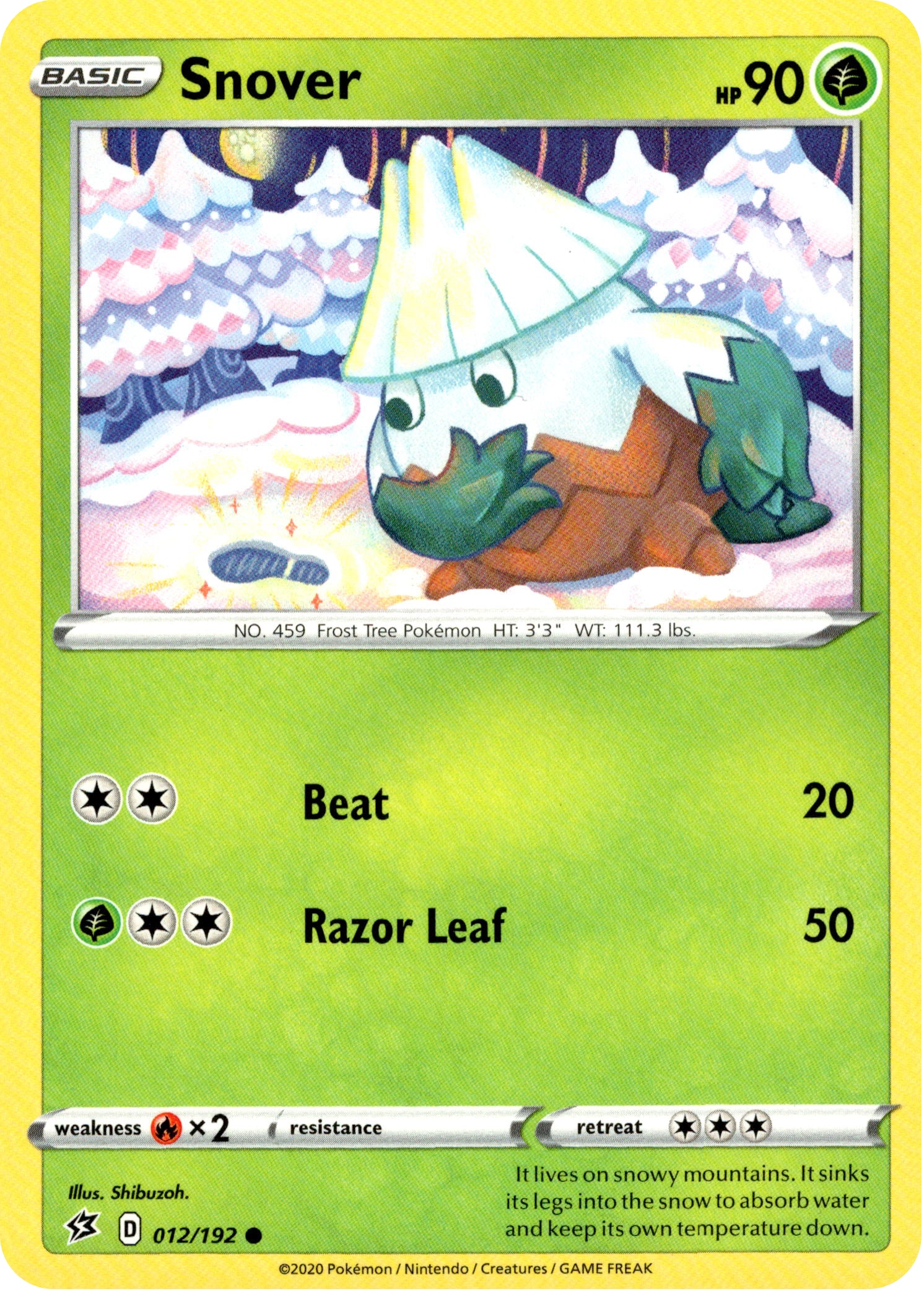 Snover - 12/192 - Rebel Clash - Card Cavern