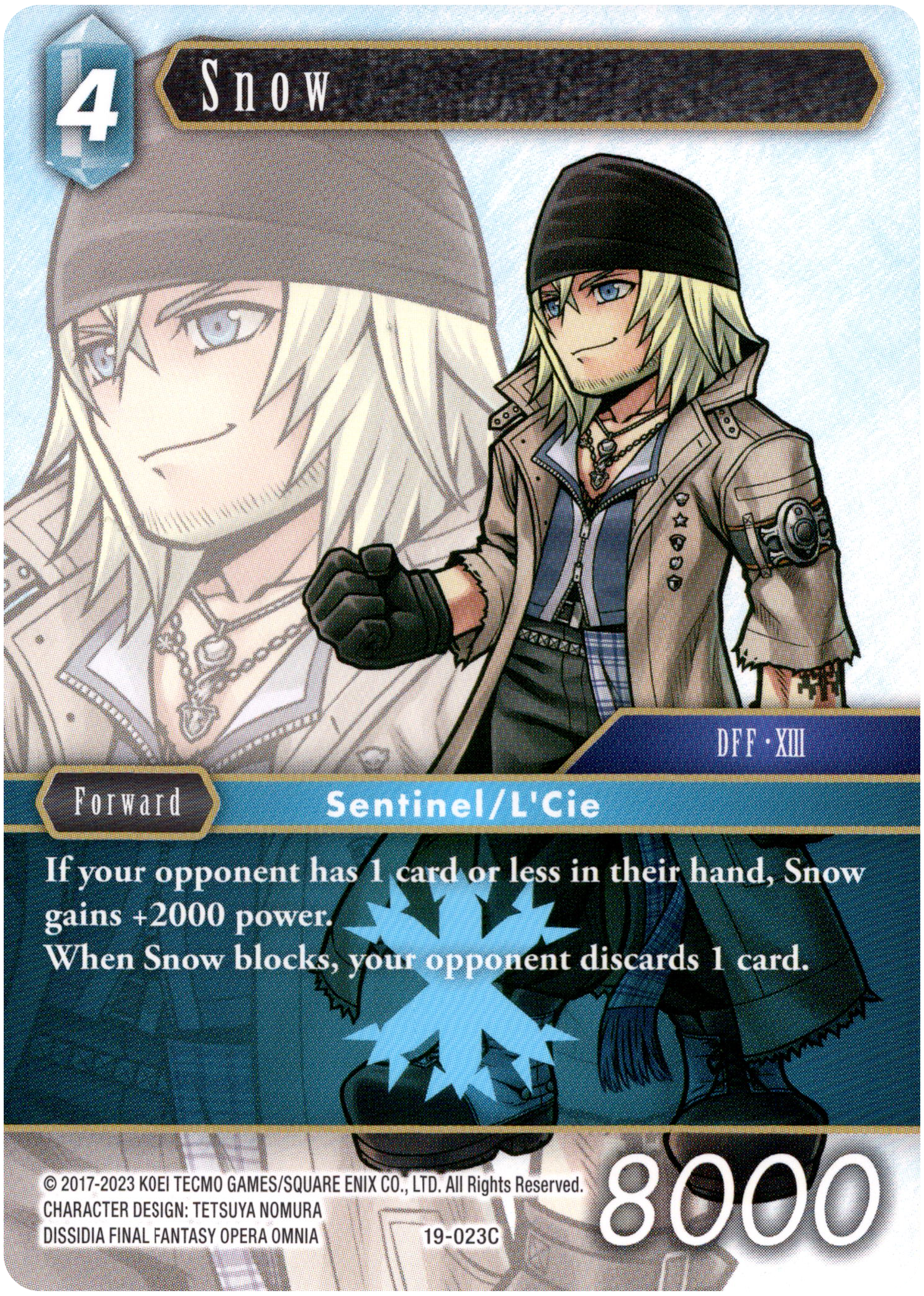Snow - 19-023C - From Nightmares - Card Cavern
