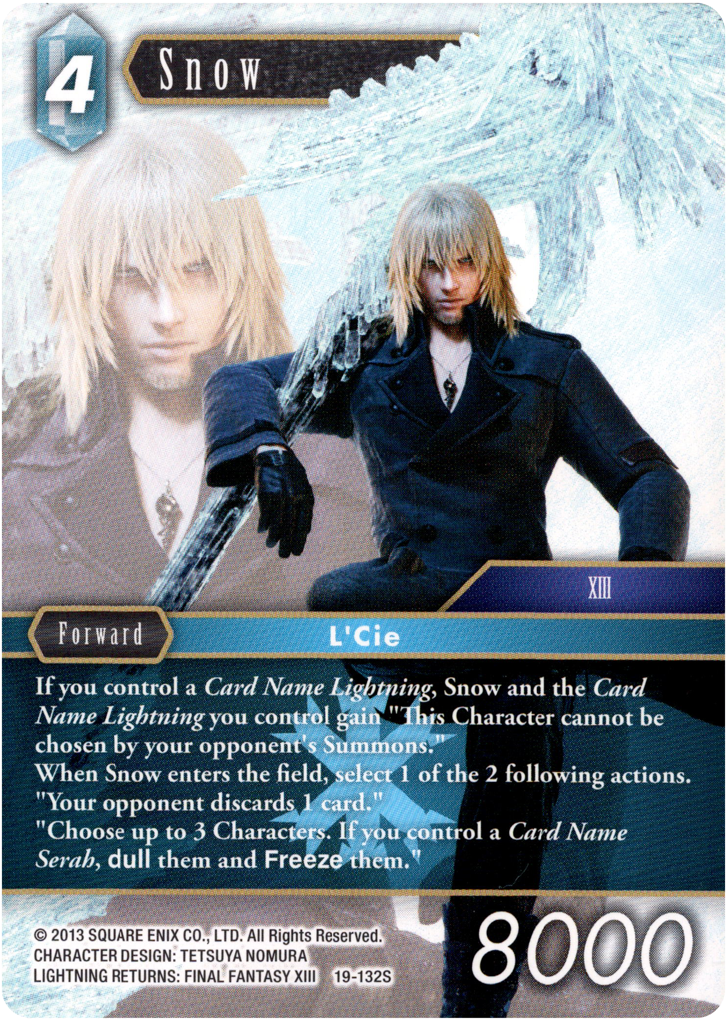 Snow - 19-132S - From Nightmares - Card Cavern