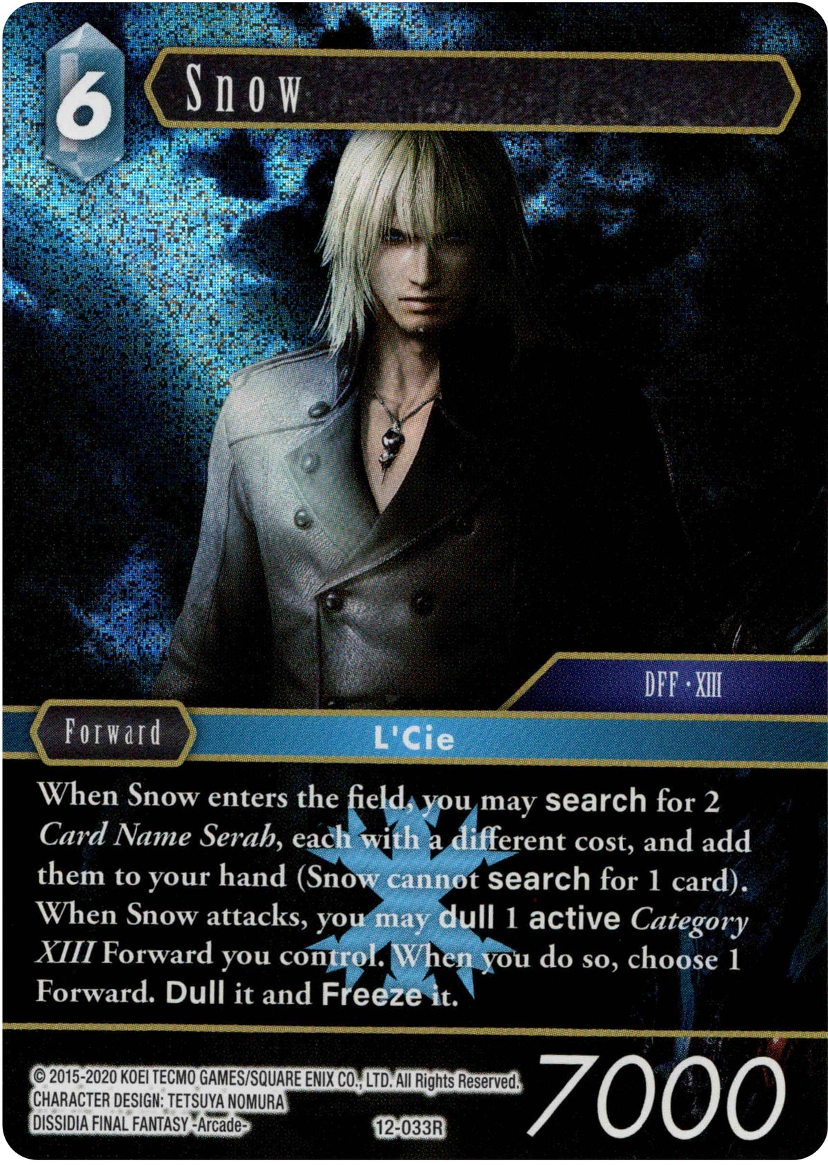 Snow - 12-033R - Opus XII - Foil - Card Cavern