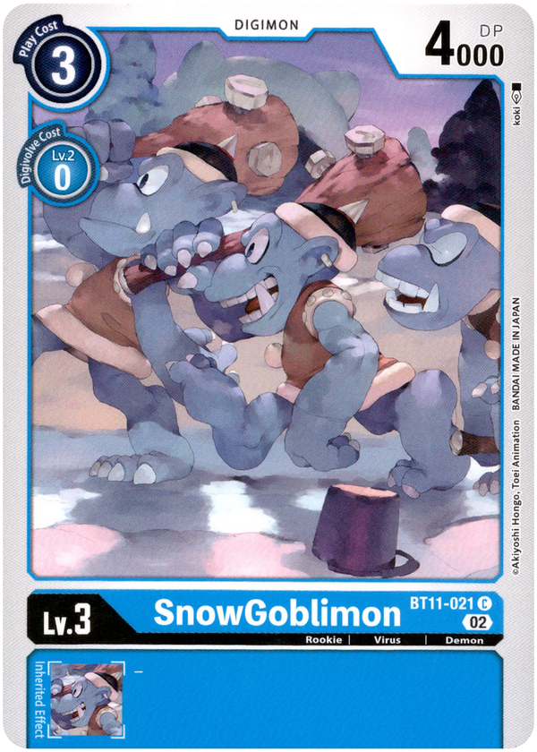 SnowGoblimon - BT11-021 C - Dimensional Phase - Card Cavern