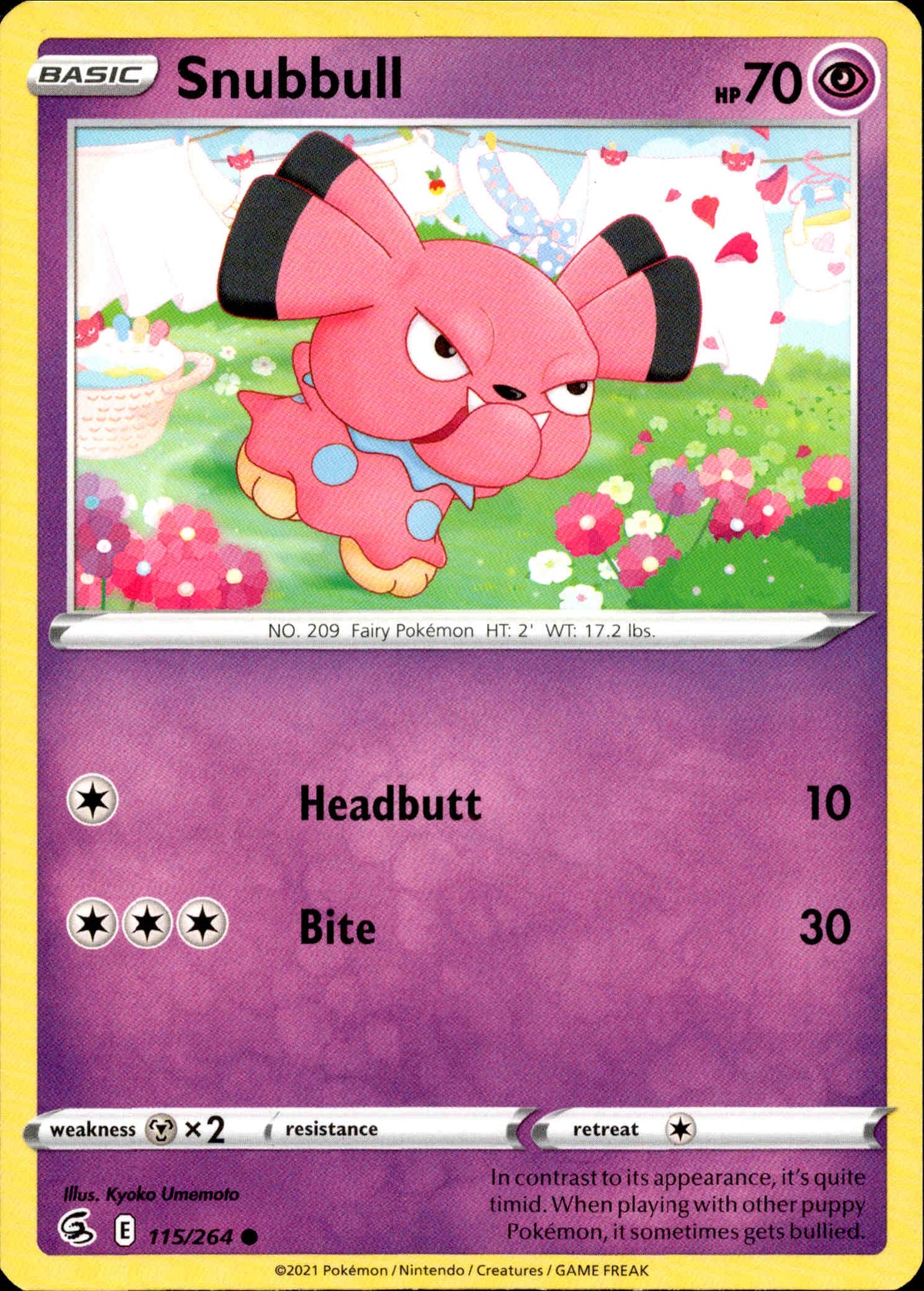 Snubbull - 115/264 - Fusion Strike - Card Cavern