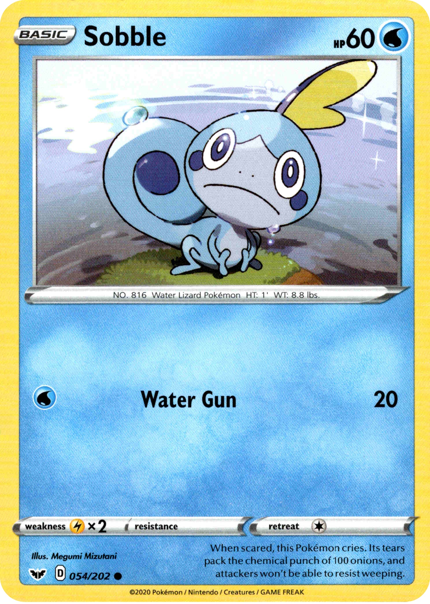 Sobble - 54/202 - Sword & Shield - Card Cavern