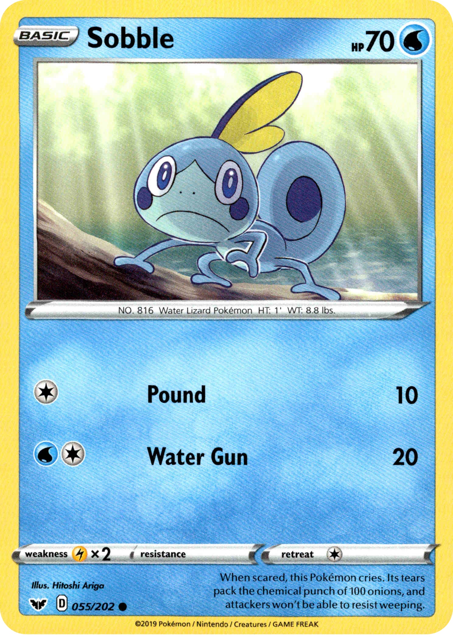 Sobble - 55/202 - Sword & Shield - Card Cavern