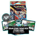 Solar Strike Theme Deck - Plasma Blast - PTCGO Code - Card Cavern