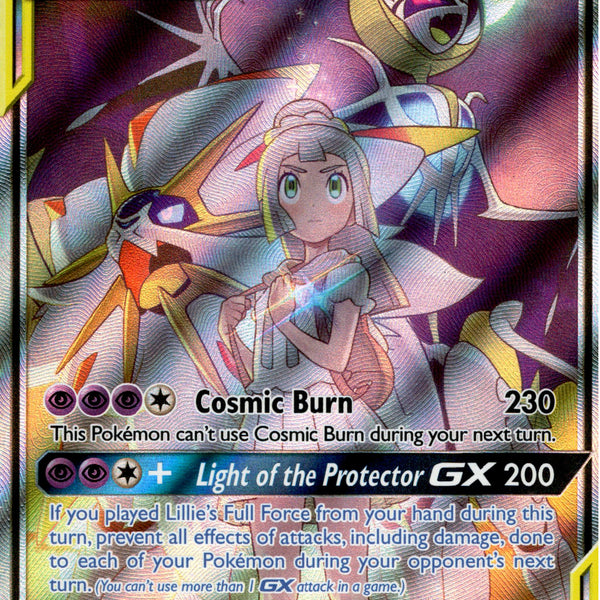 Solgaleo & Lunala GX (Full Art) - Cosmic Eclipse - Pokemon Card