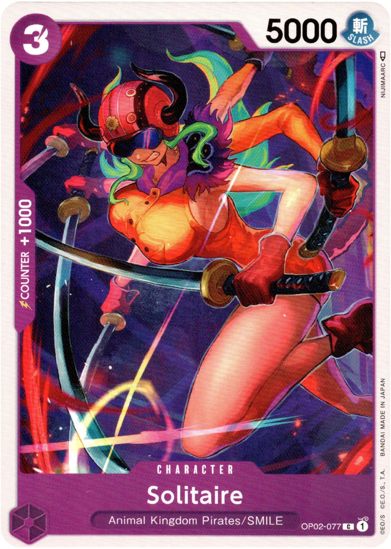 Solitaire - OP02-077 - Paramount War - Card Cavern