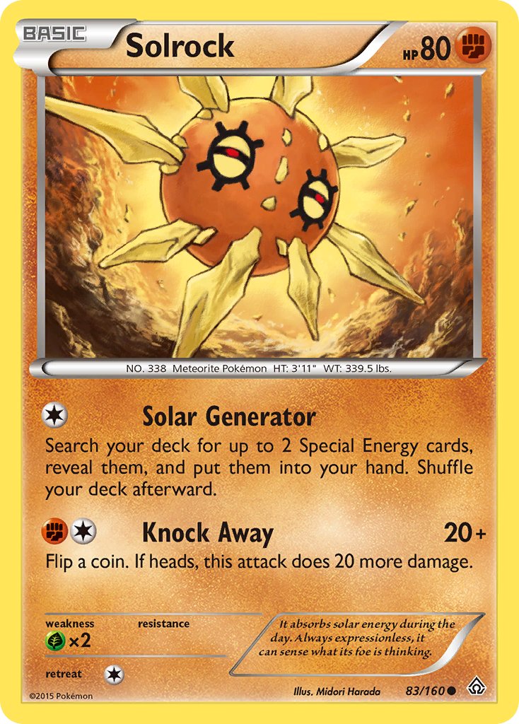 Solrock - 83/160 - Primal Clash - Card Cavern