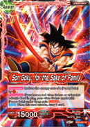 Son Goku // Son Goku, for the Sake of Family - BT21-001 - Wild Resurgence - Card Cavern