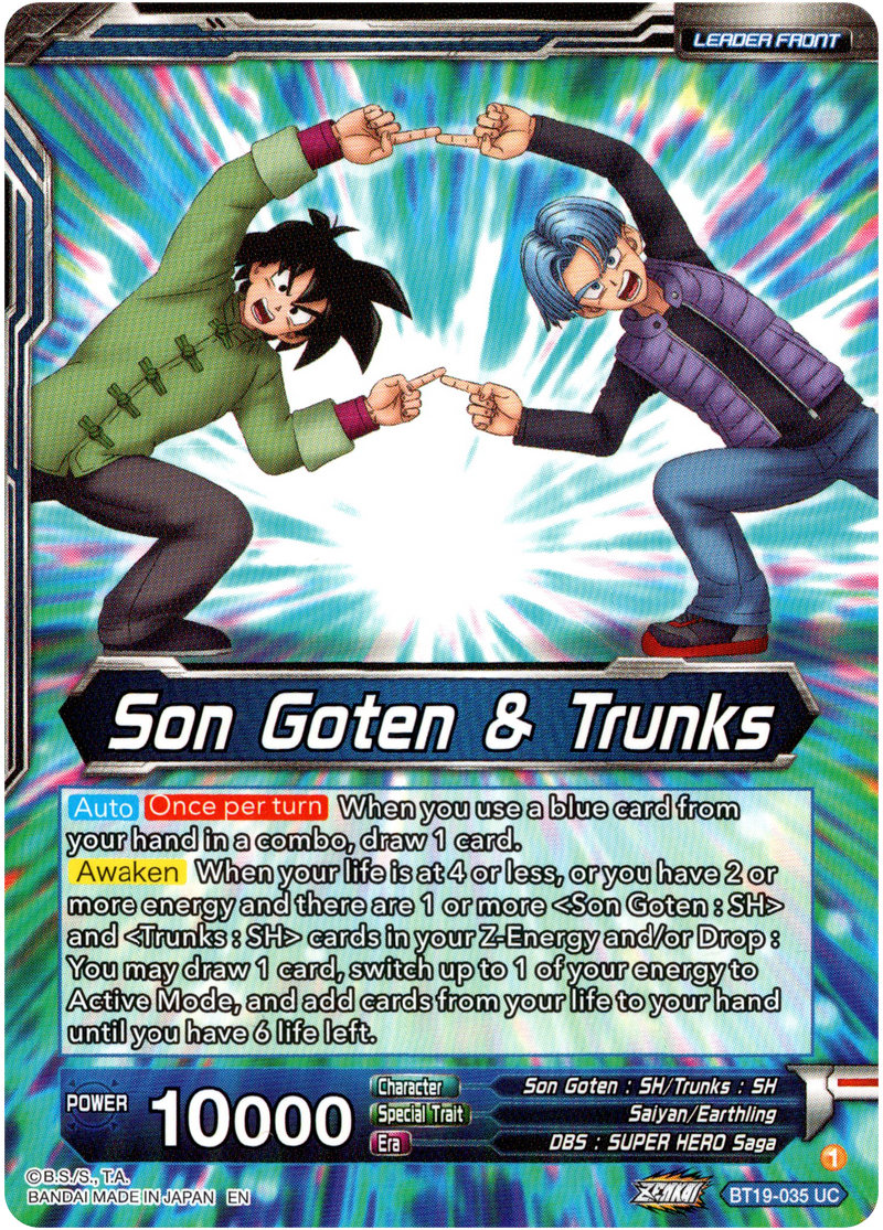 Son Goten & Trunks // Gotenks, Fusion Hiccup - BT19-035 - Fighter's Ambition - Card Cavern