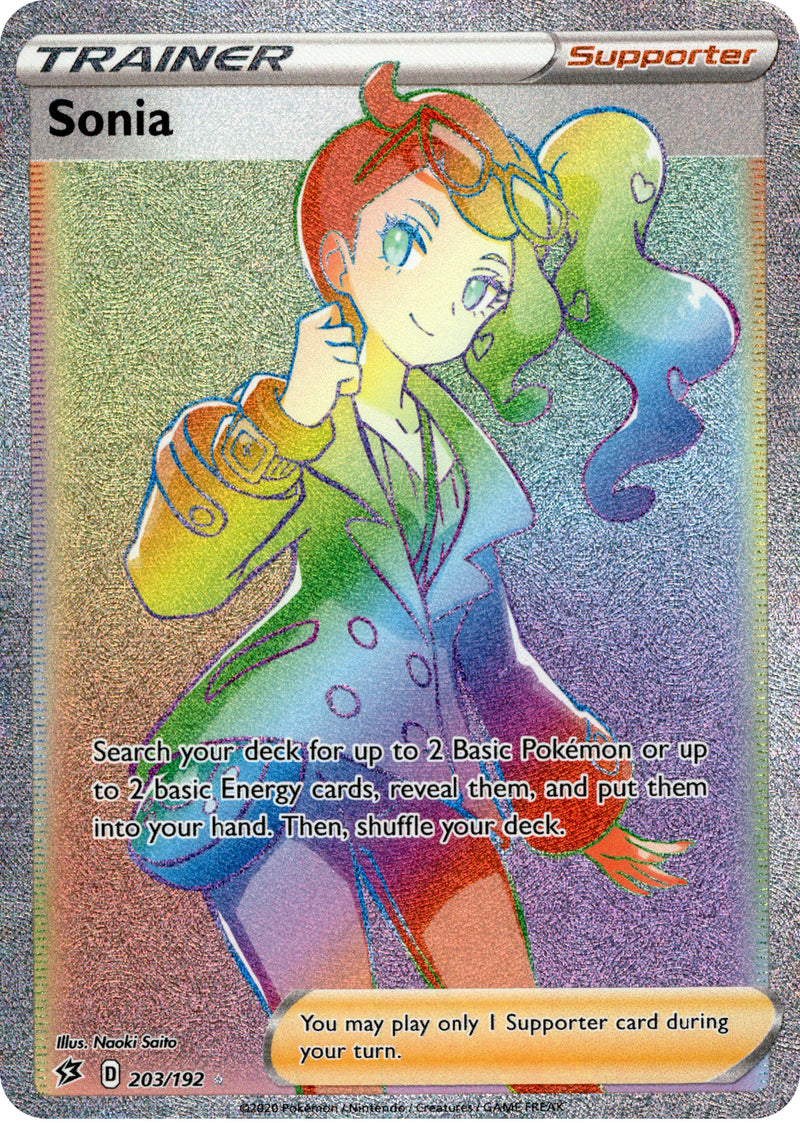 Sonia Hyper Rare - 203/192 - Rebel Clash - Holo - Card Cavern
