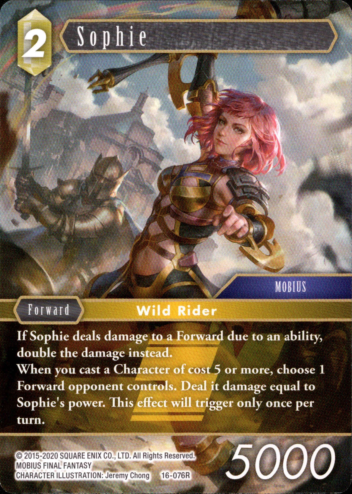 Sophie - 16-076R - Emissaries of Light - Card Cavern