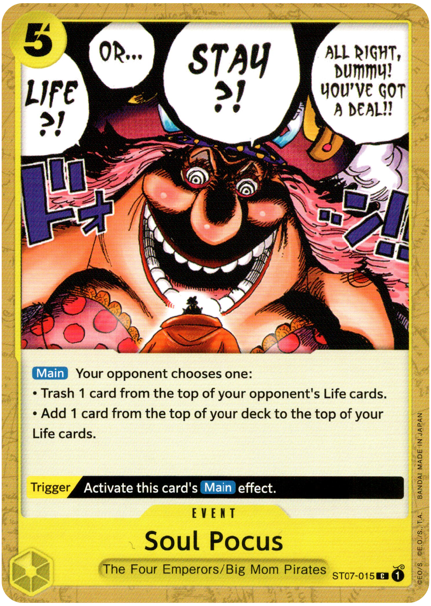 Soul Pocus - ST07-015 - Starter Deck - Card Cavern