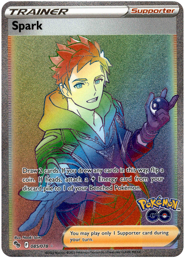 Spark Hyper Rare - 085/078 - Pokemon Go - Card Cavern