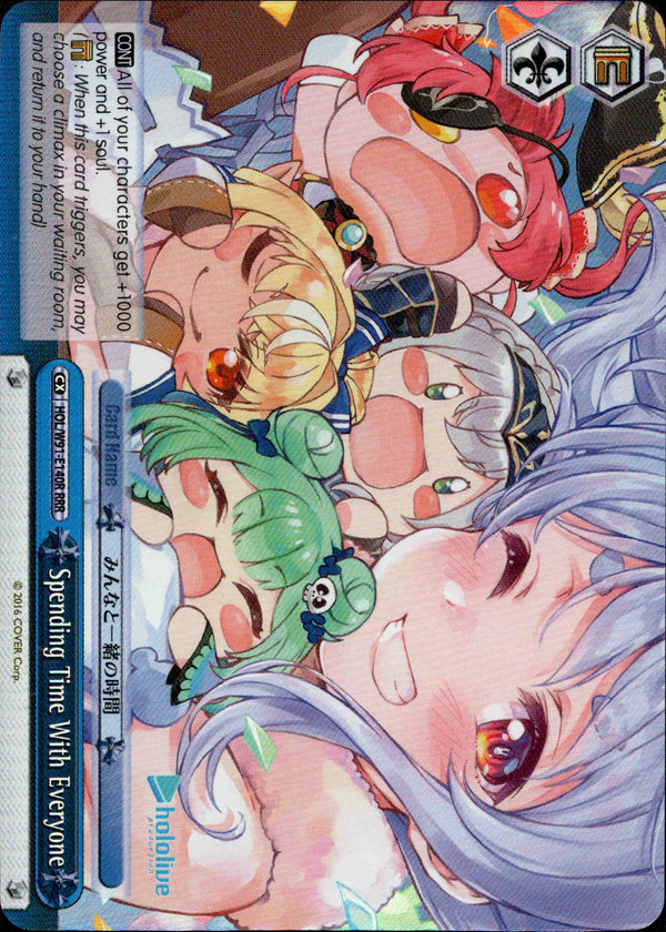 Spending Time With Everyone - HOL/W91-E140R RRR - Hololive Production - Card Cavern