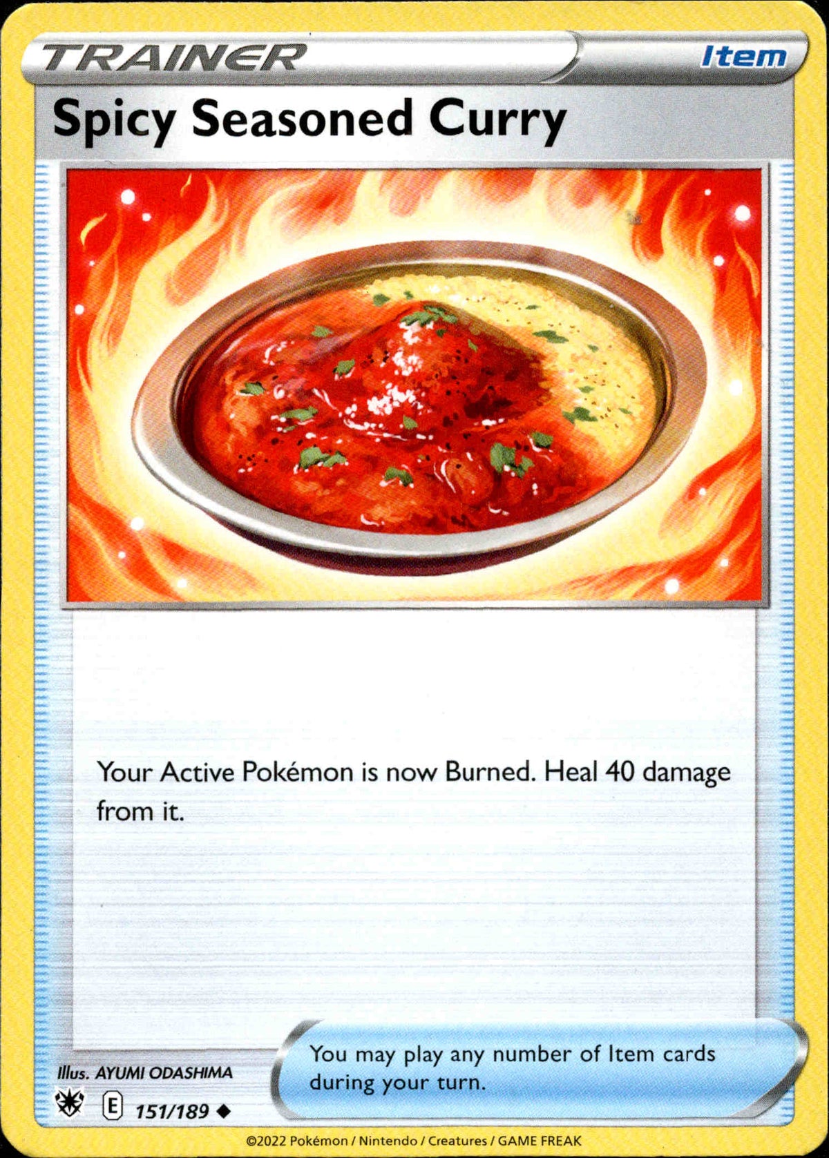 Spicy Seasoned Curry - 151/189 - Astral Radiance - Card Cavern