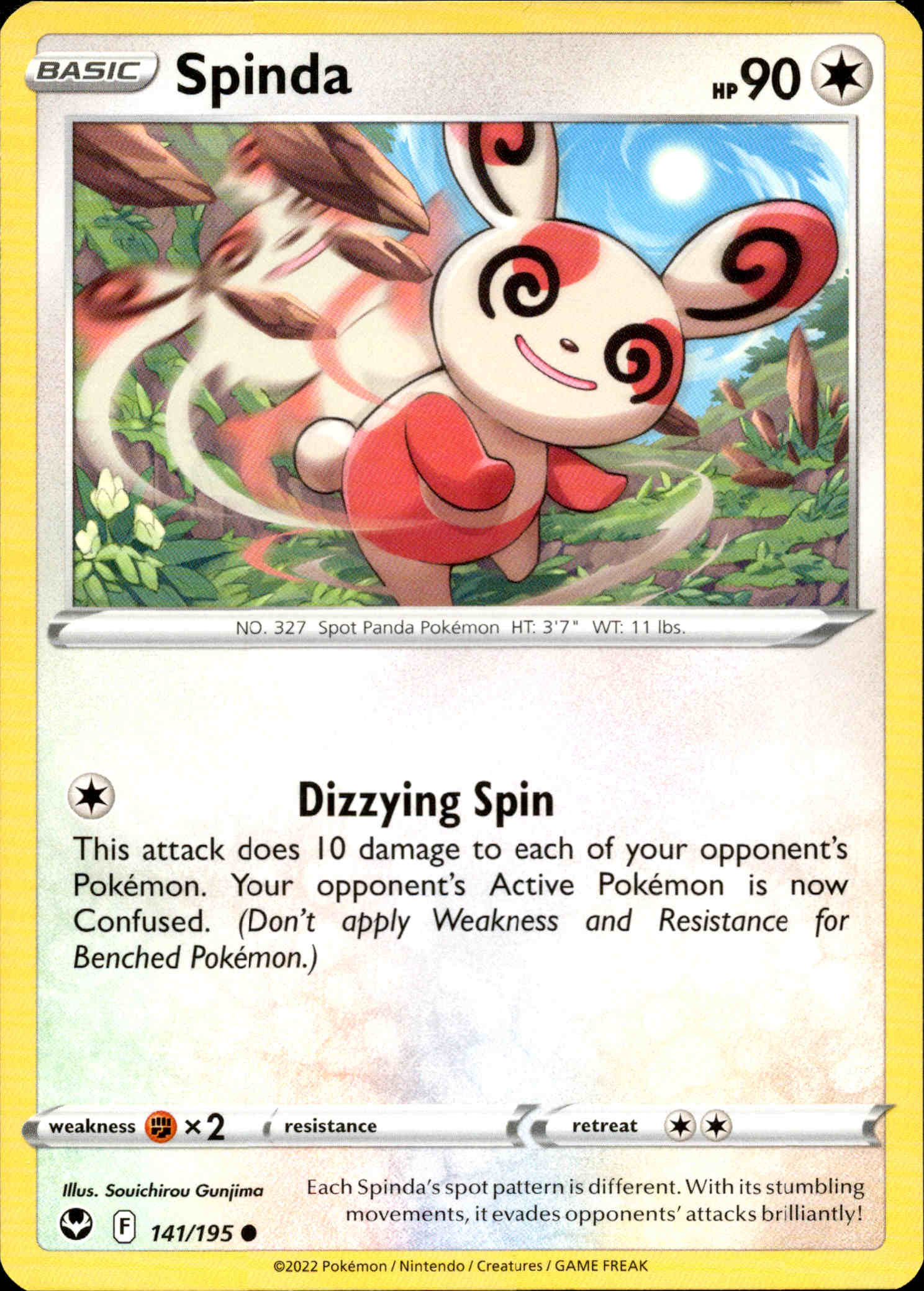 Spinda - 141/195 - Silver Tempest - Card Cavern