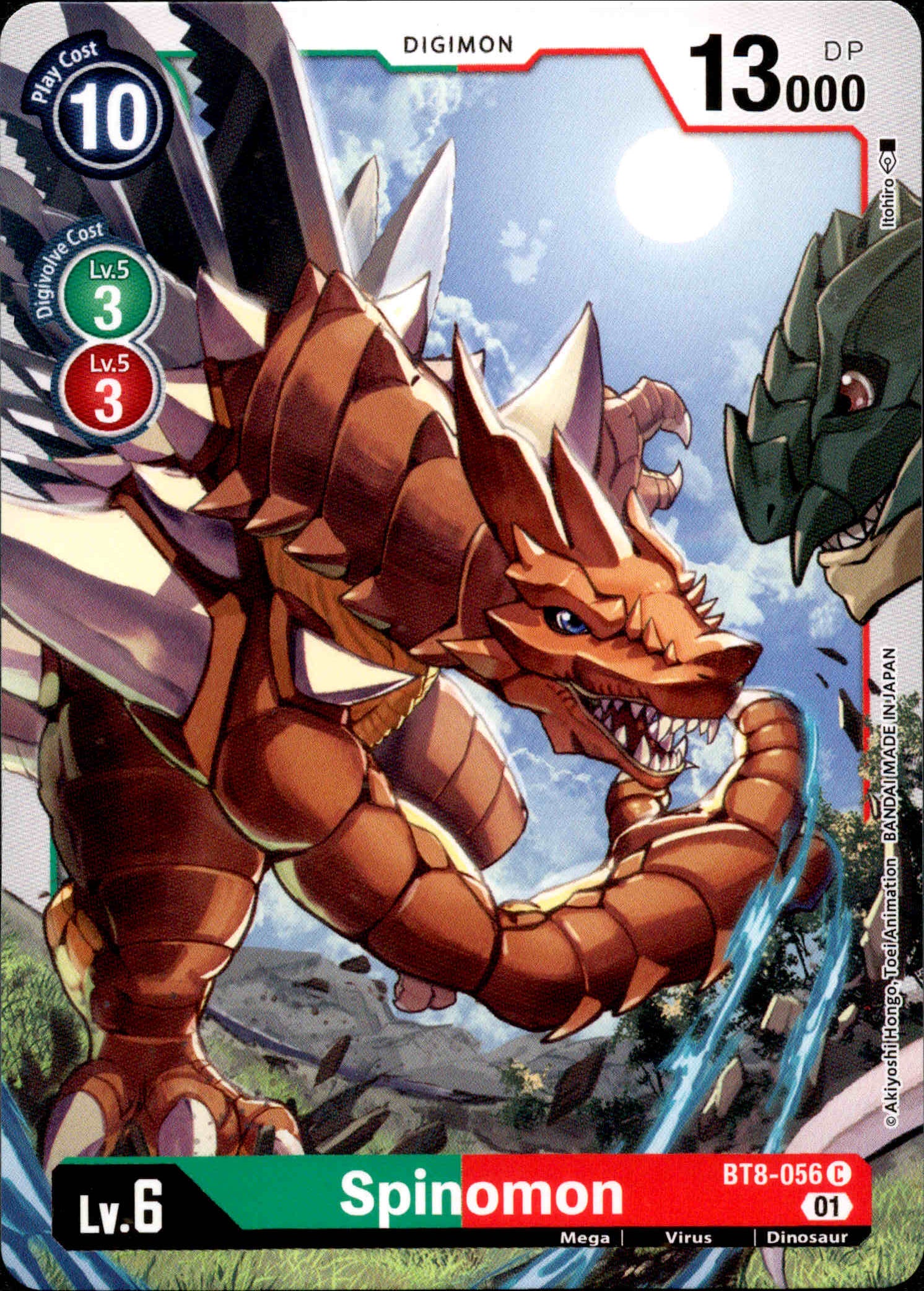 Spinomon - BT8-056 C - New Awakening - Card Cavern