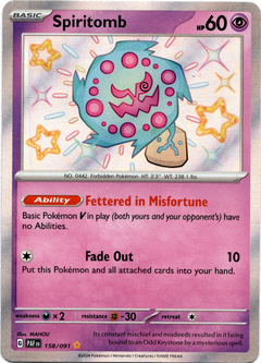 Spiritomb - 158/091 - Paldean Fates - Holo - Card Cavern