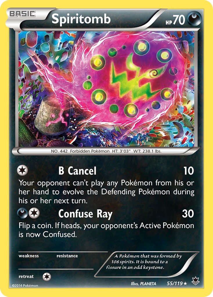 Spiritomb - 55/119 - Phantom Forces - Card Cavern