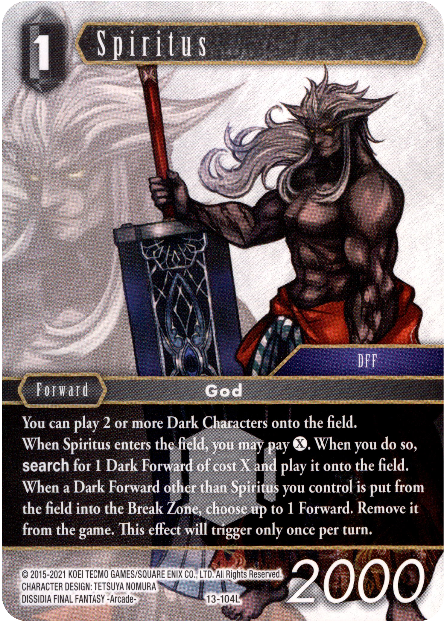 Spiritus - 13-104L - Opus XIII - Card Cavern