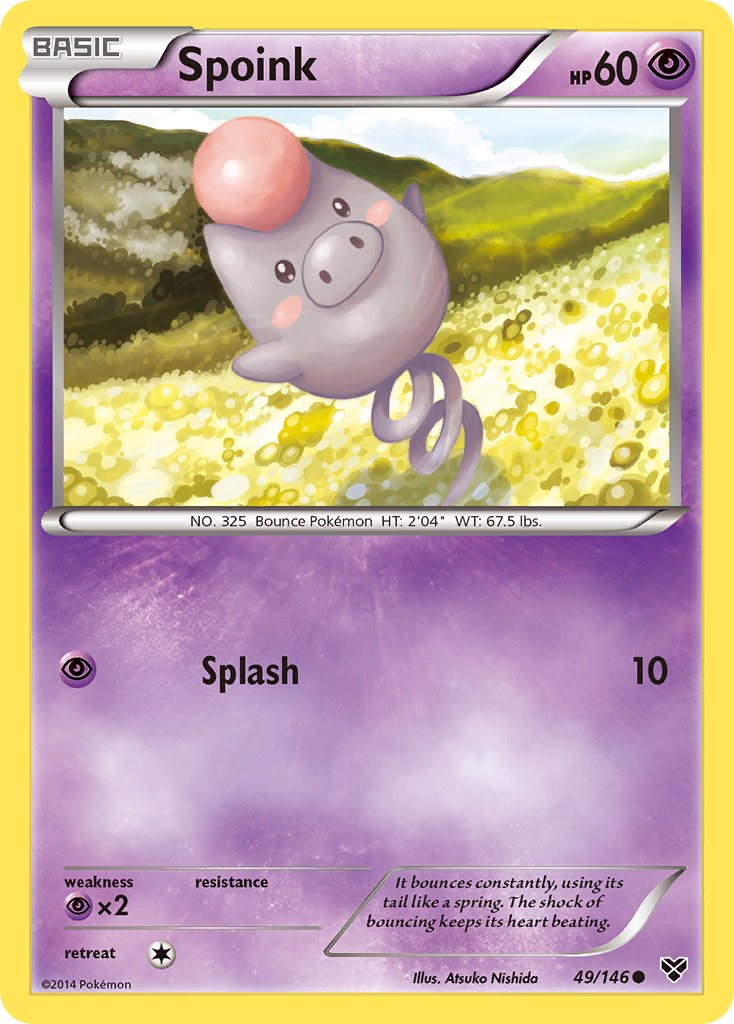 Spoink - 49/146 - XY Base - Card Cavern