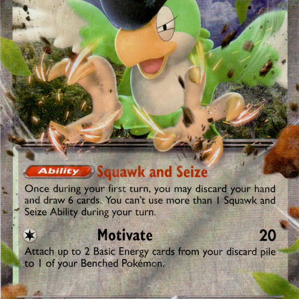 squawkabilly pokemon card Squawkabilly EX 075/091 Full Art NM/M Paldean Fates Pokemon Card