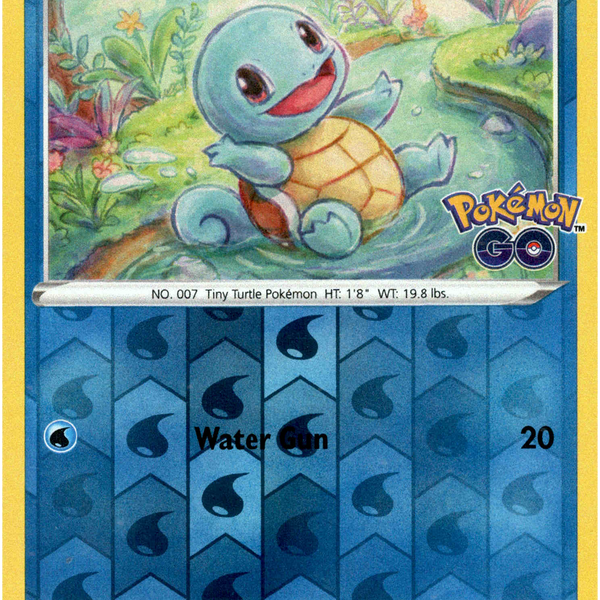 squirtle holographic card Just a moment of appreciation for this gorgeous art! I wish I had the reverse holo version! : r/PokemonTCG If heads Squirtle - 007/165 (Reverse Cosmos