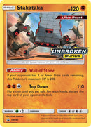 Stakataka Prerelease - SM180 - Sun & Moon Promo - Card Cavern