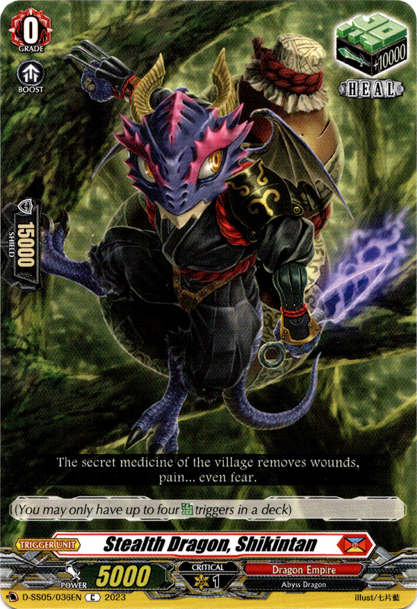 Stealth Dragon, Shikintan - D-SS05/036EN - Festival Booster 2023 - Card Cavern