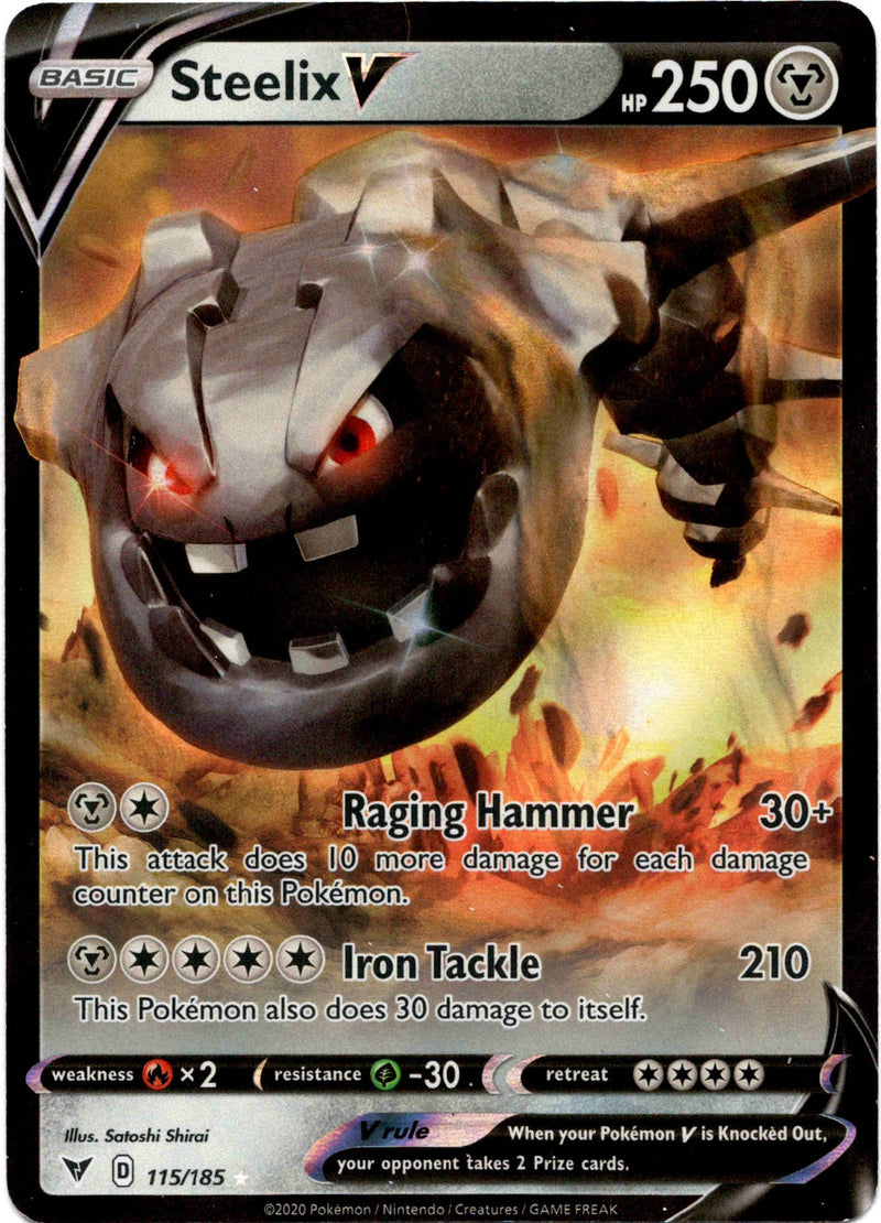 Pokemon Vivid Voltage Steelix V #115