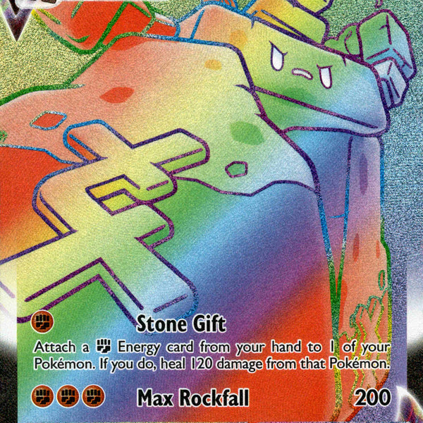 Stonjourner VMAX Hyper Rare - 205/202 - Sword & Shield - Holo Card Cavern Trading Cards, LLC Stonjourner VMAX Hyper Rare - 205/202 - Sword & Shield - Holo Card Cavern Trading Cards, LLC