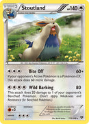 Stoutland - 110/146 - XY Base - Card Cavern