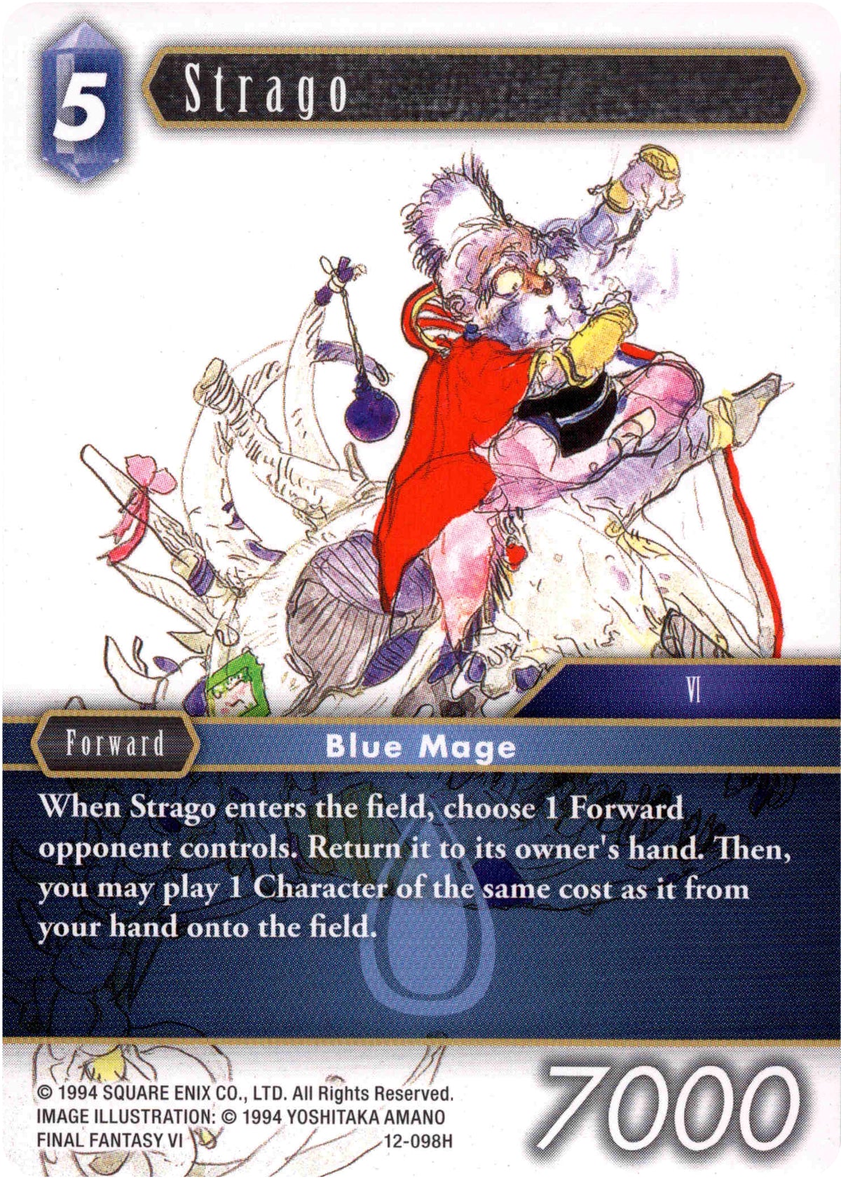 Strago - 12-098H - Opus XII - Card Cavern