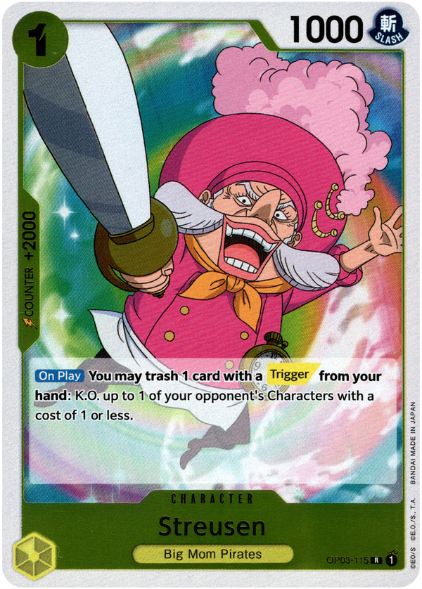 Streusen - OP03-115 R - Pillars of Strength - Foil - Card Cavern