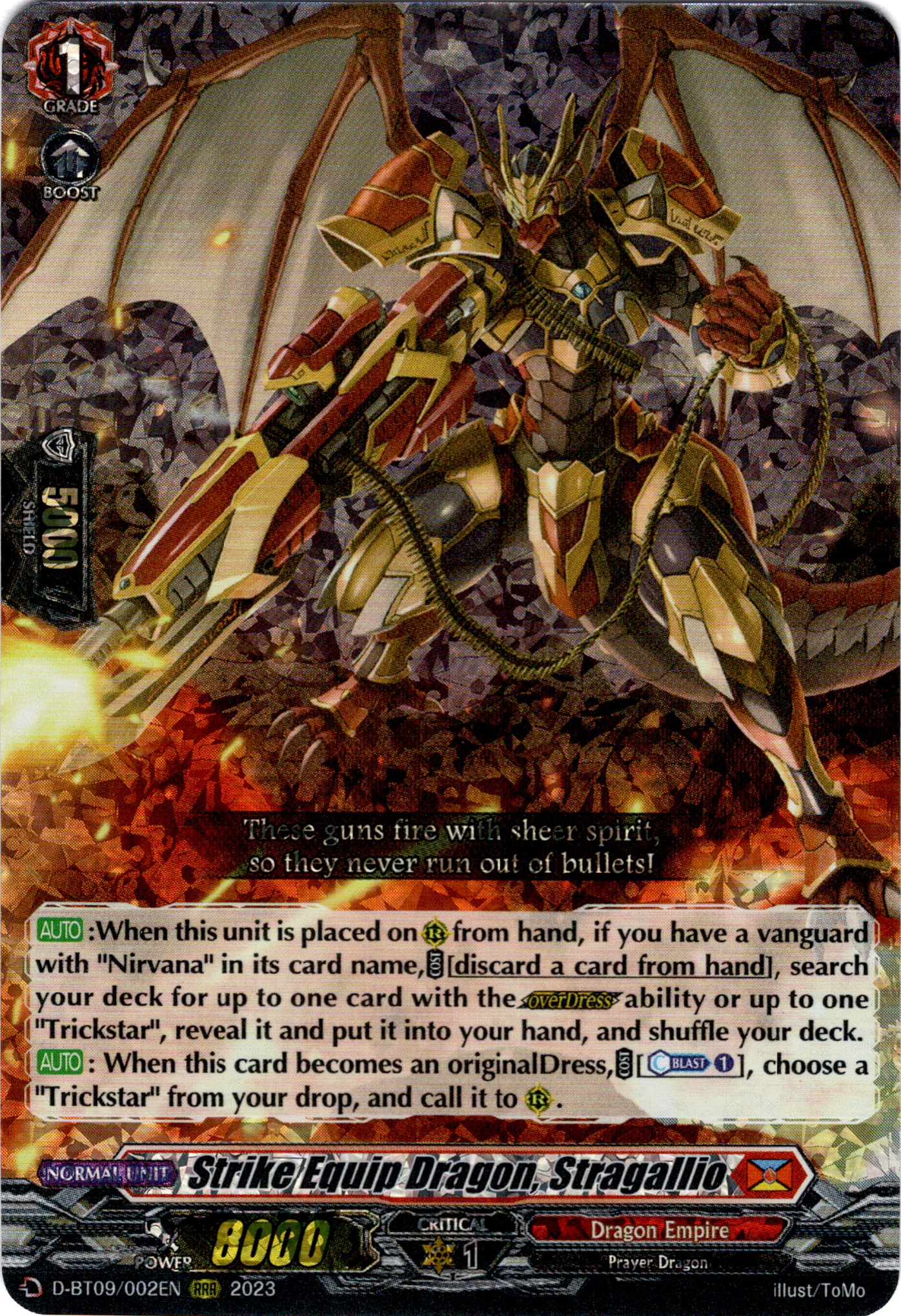 Strike Equip Dragon, Stragallio - D-BT09/002EN - Dragontree Invasion - Card Cavern
