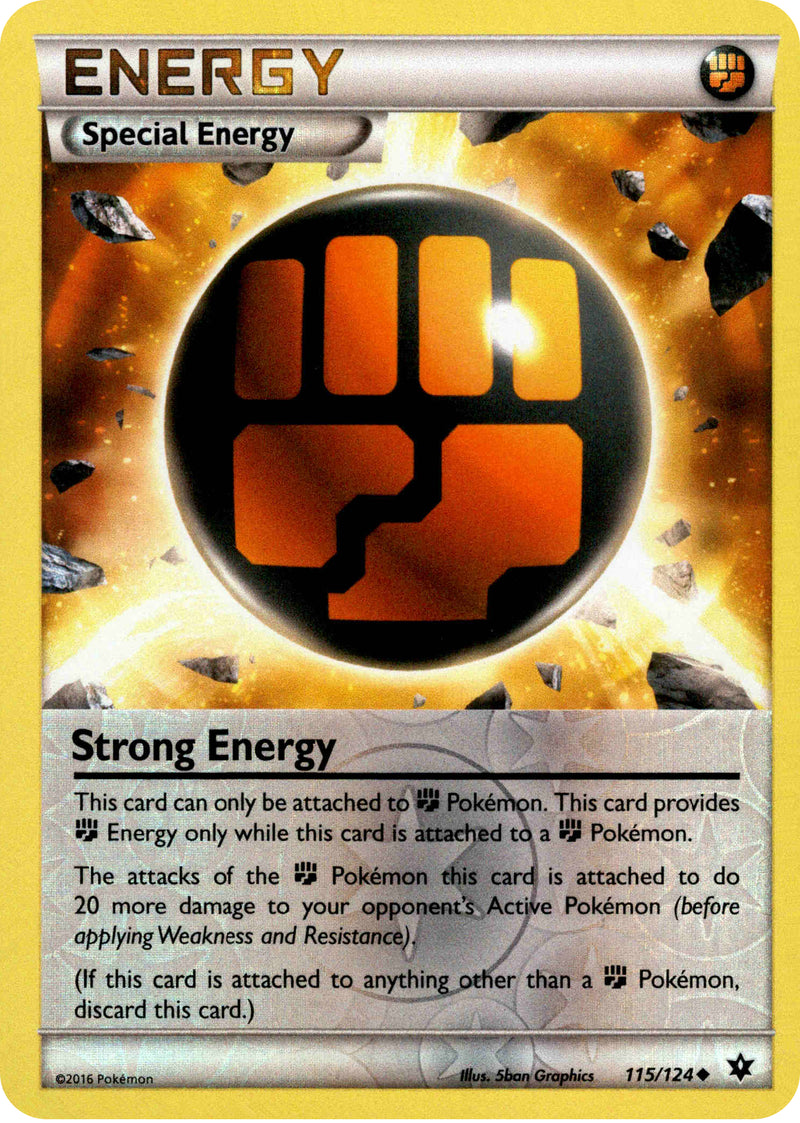 Strong Energy - 115/124 - Fates Collide - Reverse Holo - Card Cavern