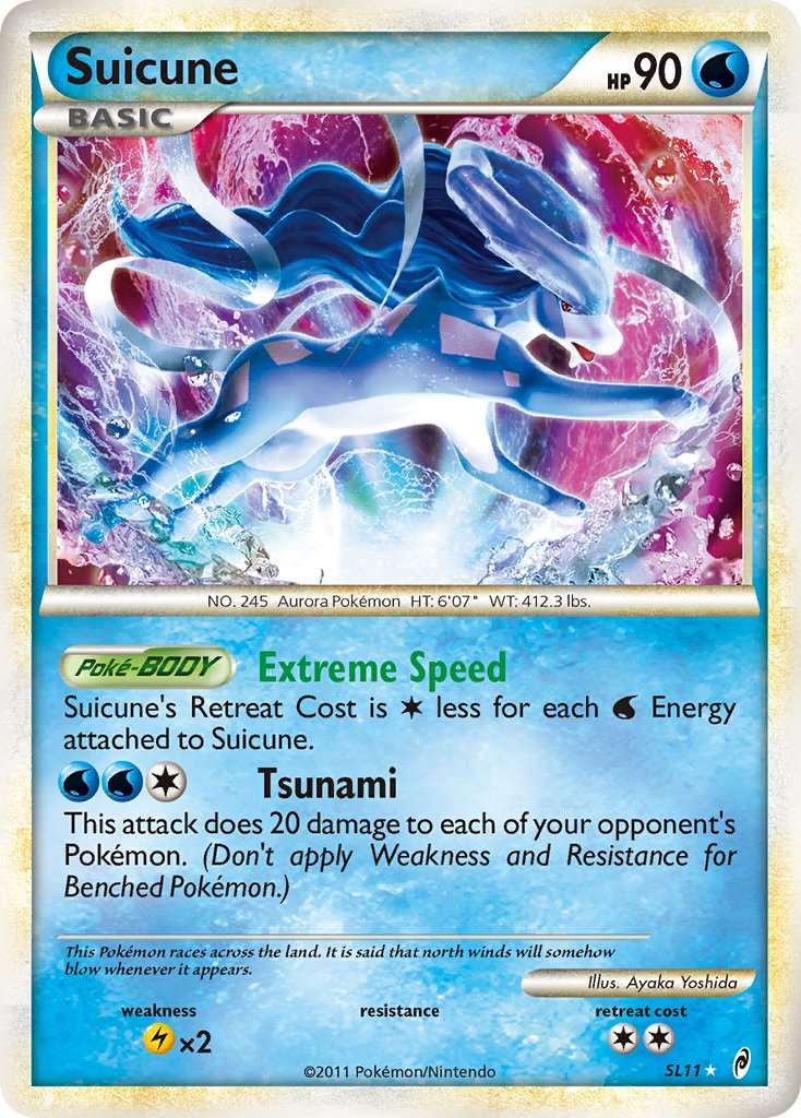 Suicune - SL11 - Call of Legends - Card Cavern