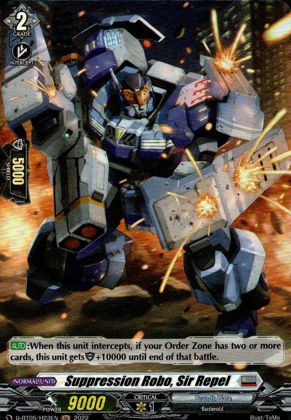 Suppression Robo, Sir Repel - D-BT05/H23 - Triumphant Return of the Brave Heroes - Card Cavern