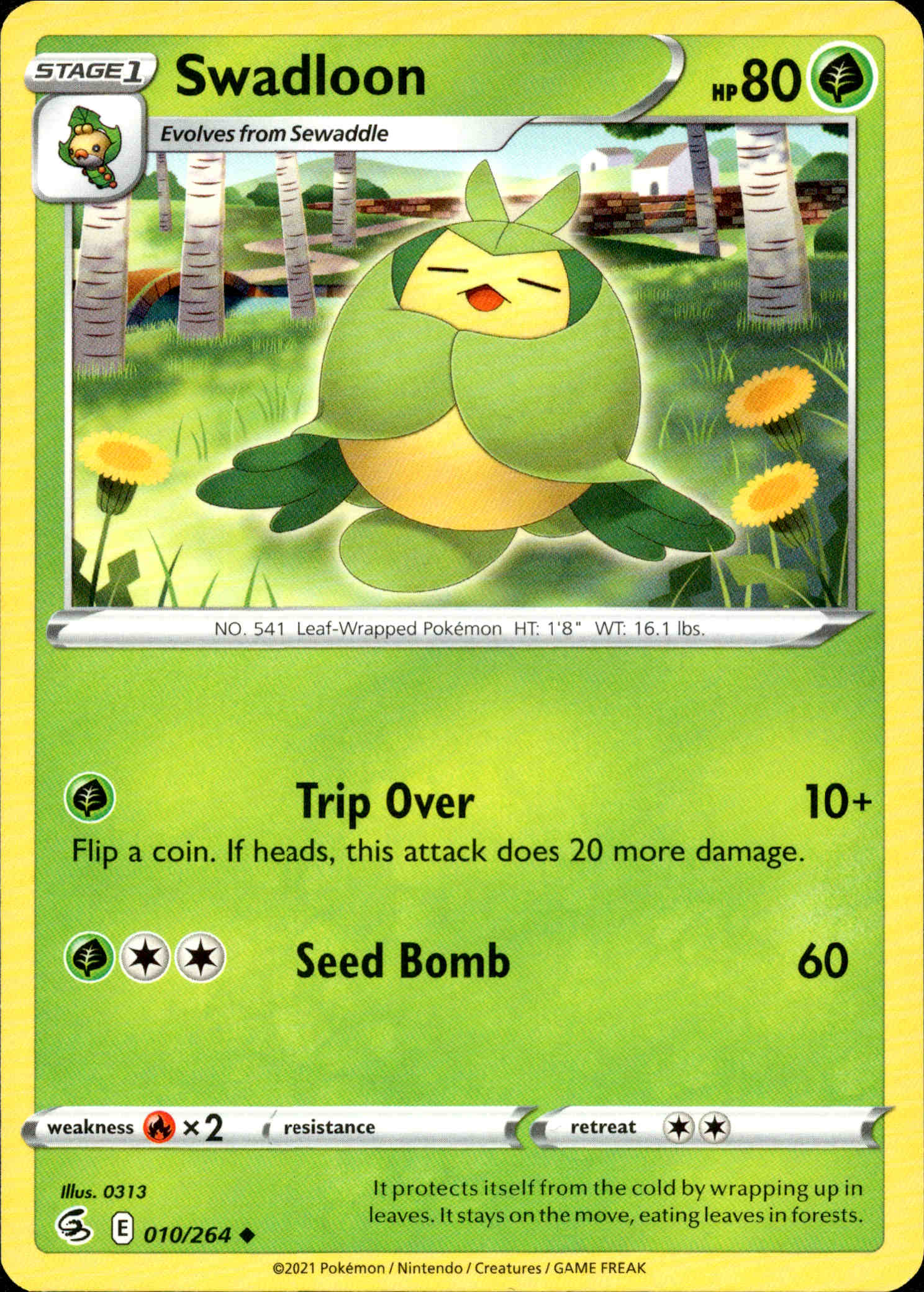Swadloon - 010/264 - Fusion Strike - Card Cavern