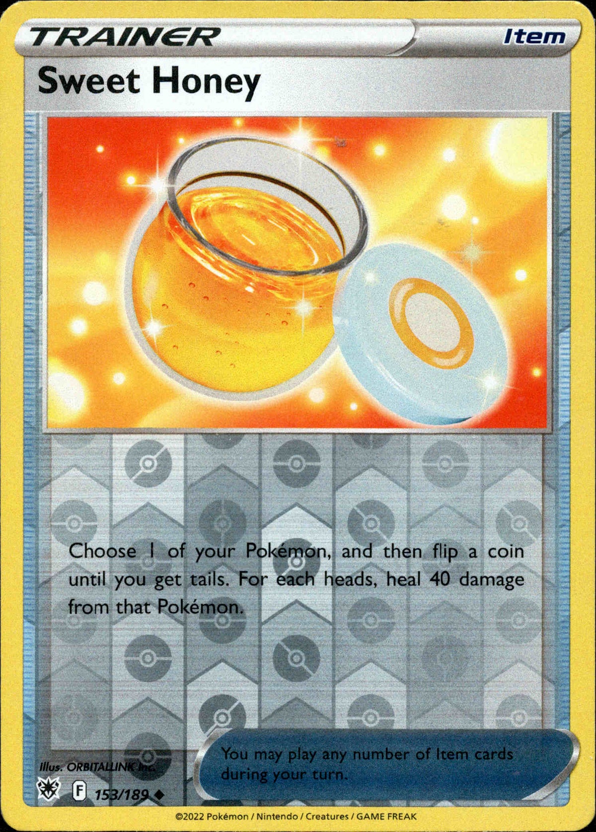 Sweet Honey - 153/189 - Astral Radiance - Reverse Holo - Card Cavern
