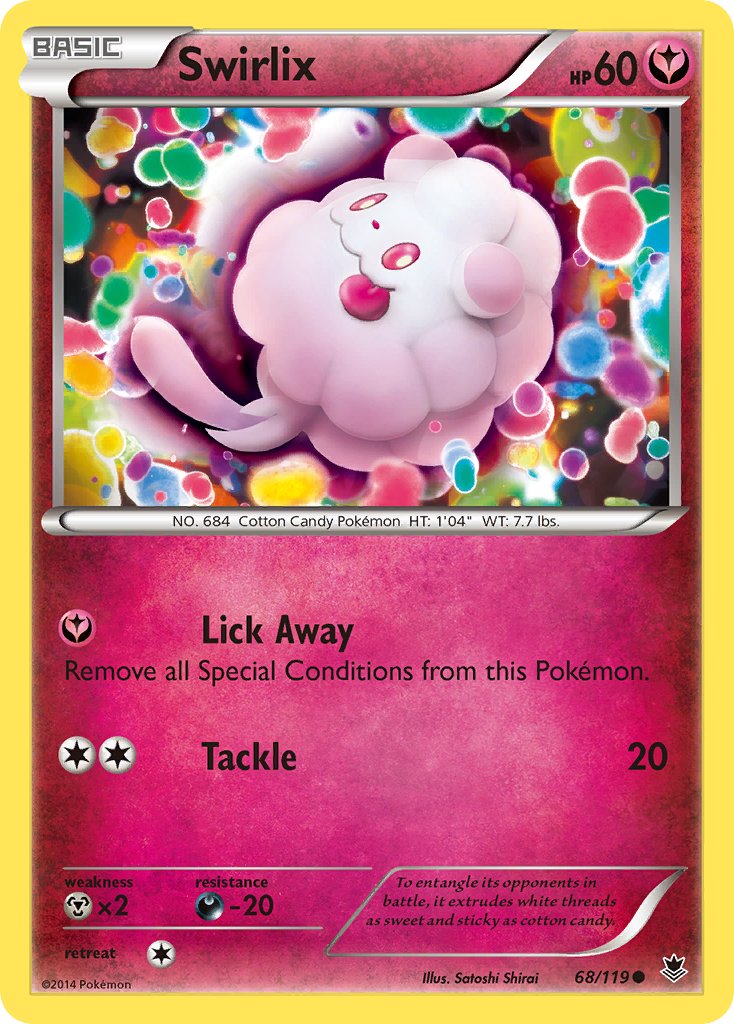 Swirlix - 68/119 - Phantom Forces - Card Cavern