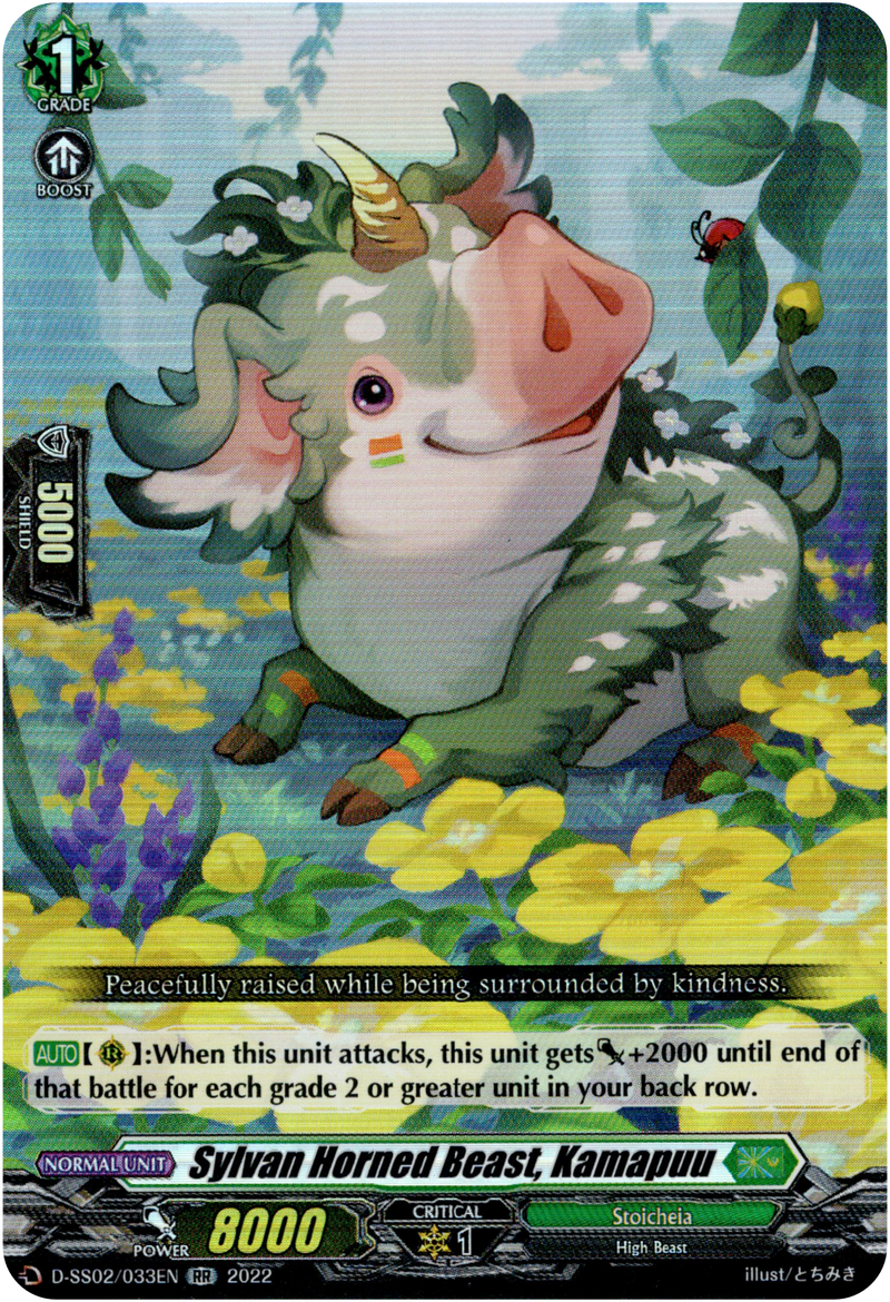Sylvan Horned Beast, Kamapuu - D-SS02/033EN - Festival Collection 2022 - Card Cavern