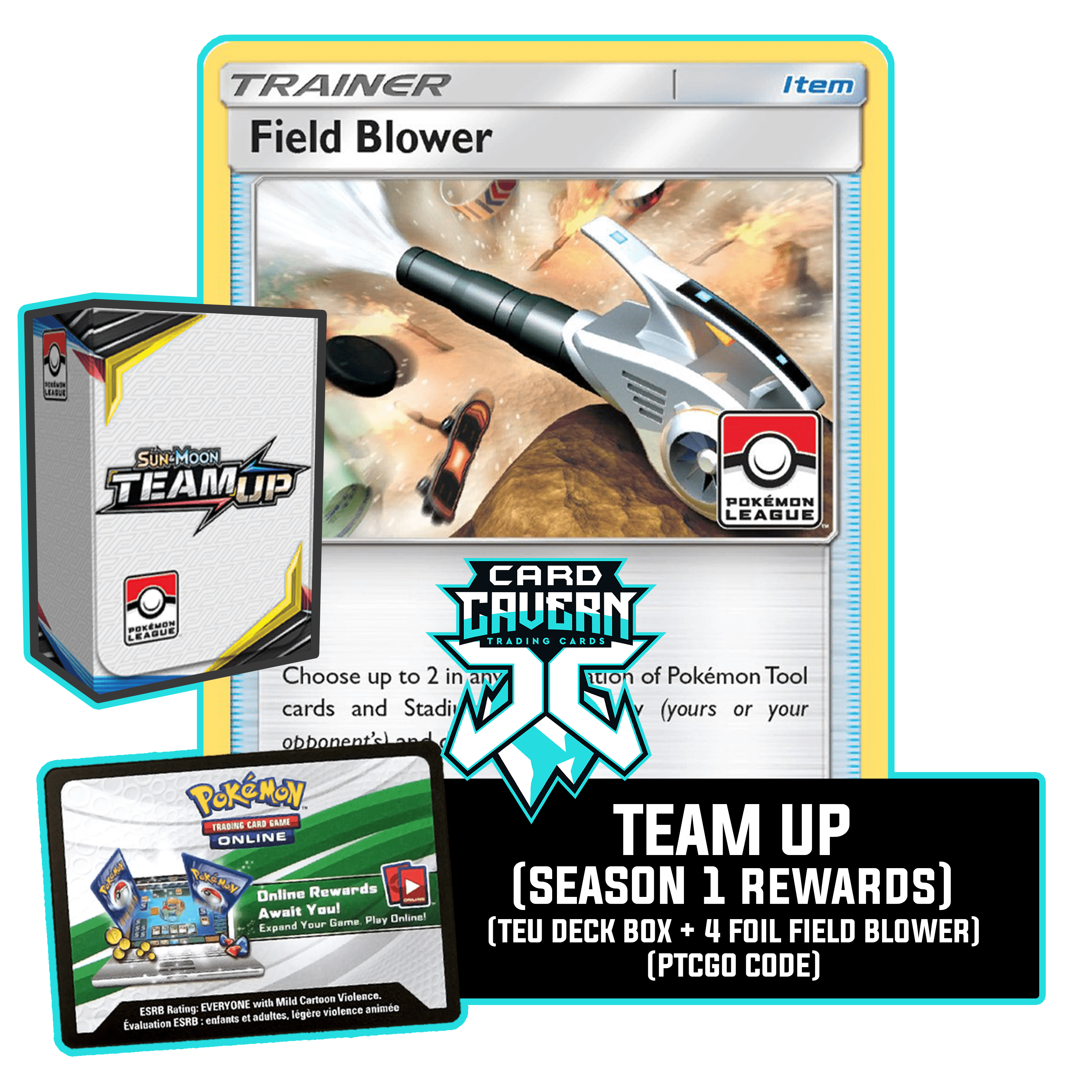 Team Up Season 1 PTCGO Code - Card Cavern