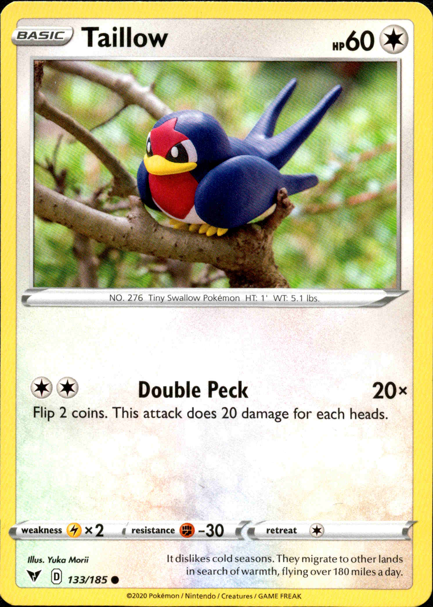 Taillow - 133/185 - Vivid Voltage - Card Cavern