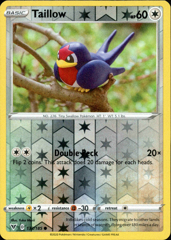 Taillow - 133/185 - Vivid Voltage - Reverse Holo - Card Cavern